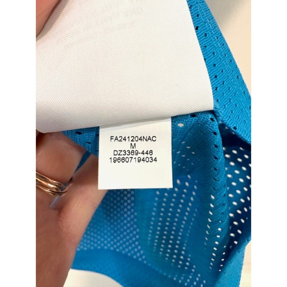 Air Jordan‎ Basketball Jersey Womens Sz M Blue Tank Top #23 Mesh Athleisure NWT - Picture 9 of 12
